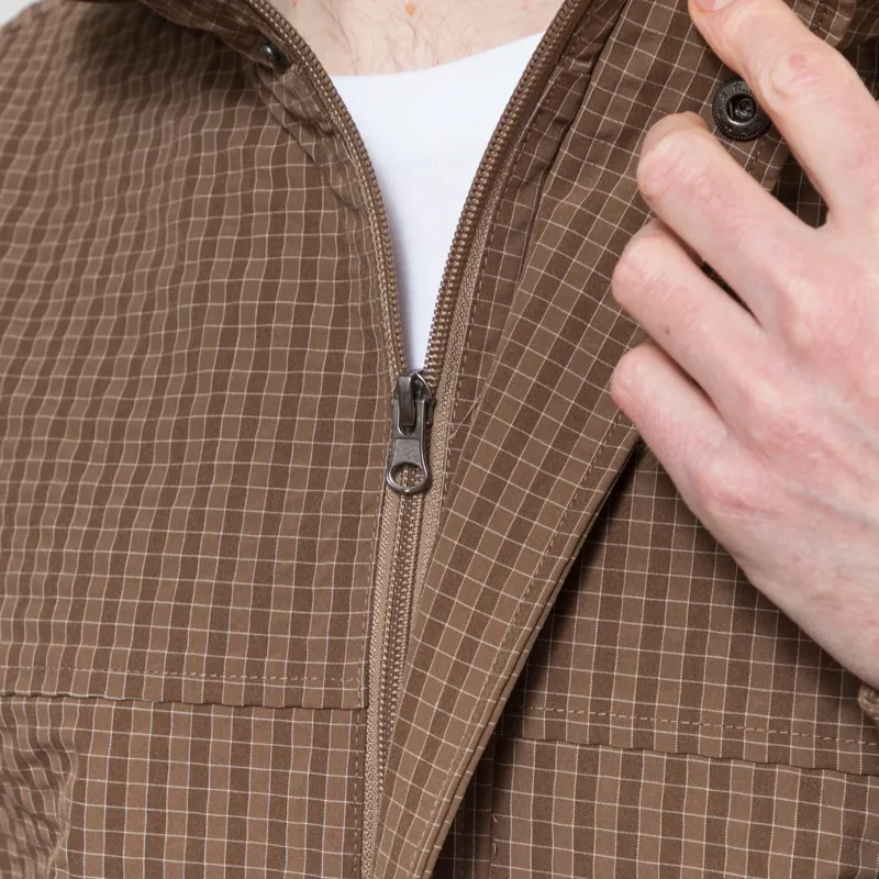 CANDICE Murray Windbreaker Brown Plaid-5