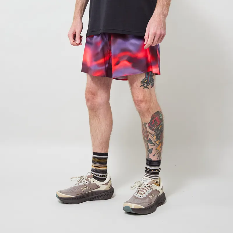 Janji 5 Inch AFO Middle Shorts Cherry Funk-1