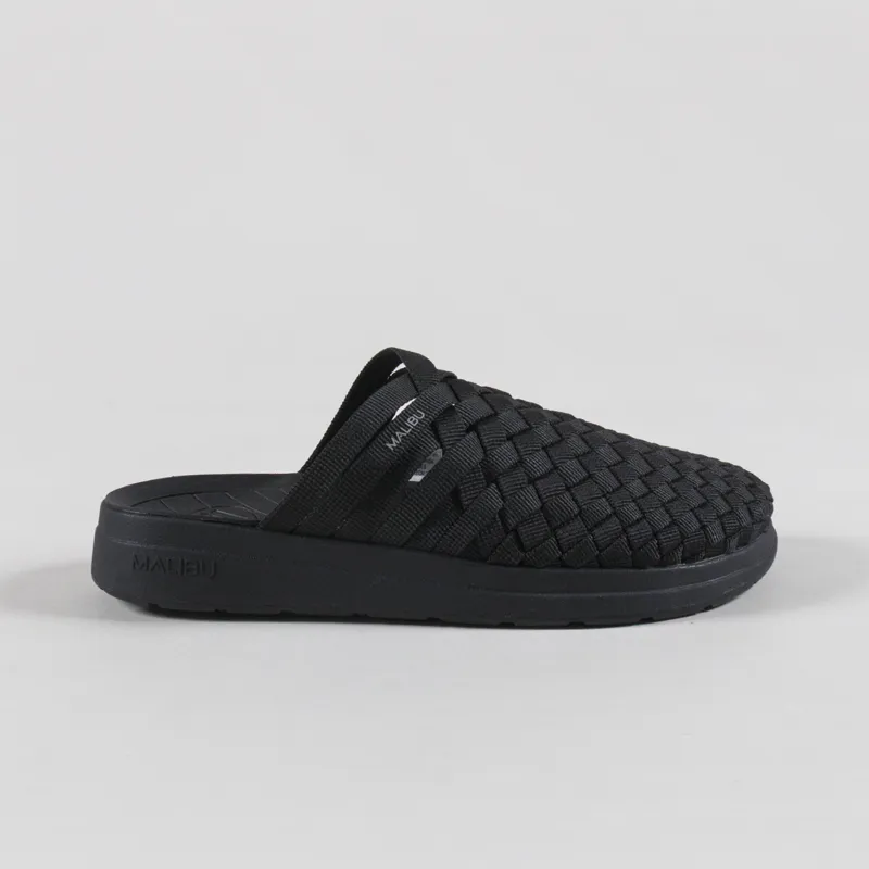 Malibu Sandals Colony Sandals Black Polyester-2