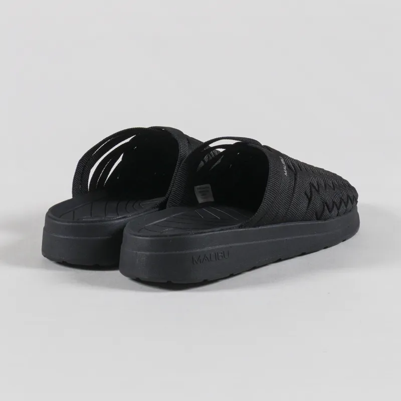 Malibu Sandals Colony Sandals Black Polyester-1