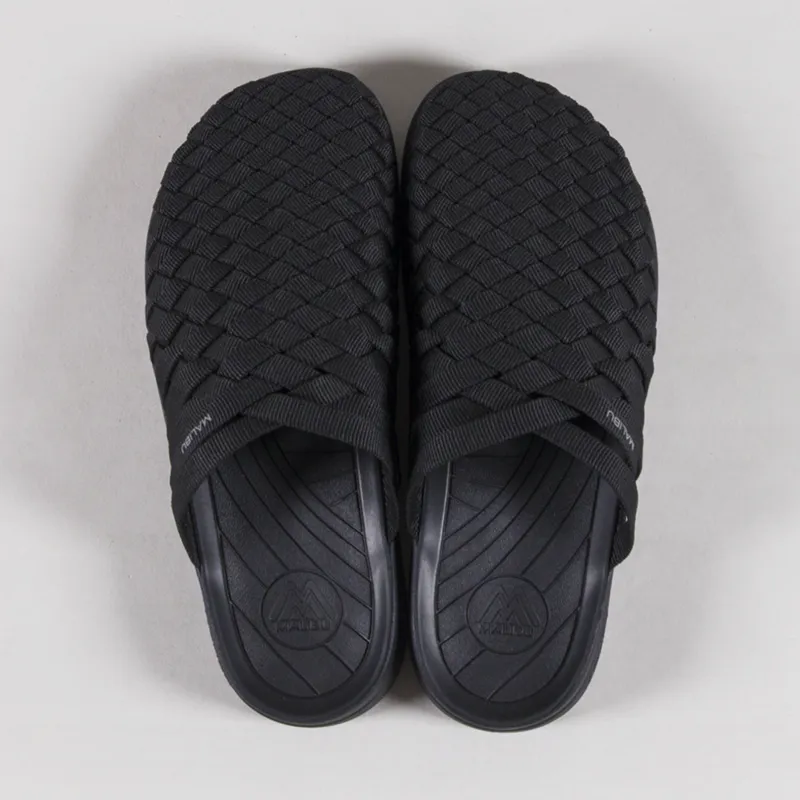 Malibu Sandals Colony Sandals Black Polyester-6