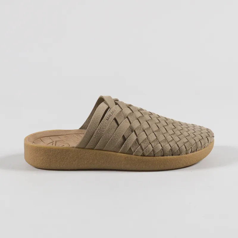 Malibu Sandals Colony Sandals Taupe Tan Suede-2