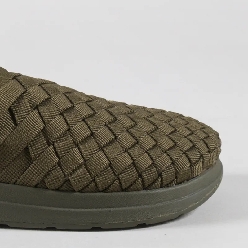 Malibu Sandals Colony Sandals Olive Polyester-5