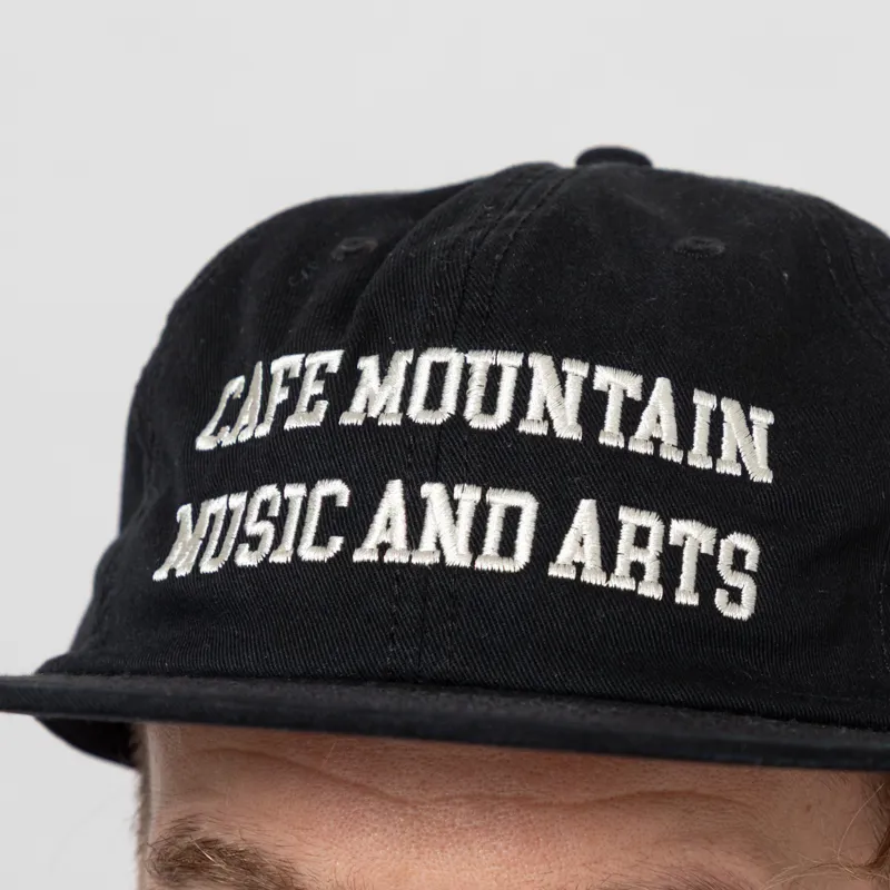 Cafe Mountain Music and Arts Cap Black-3