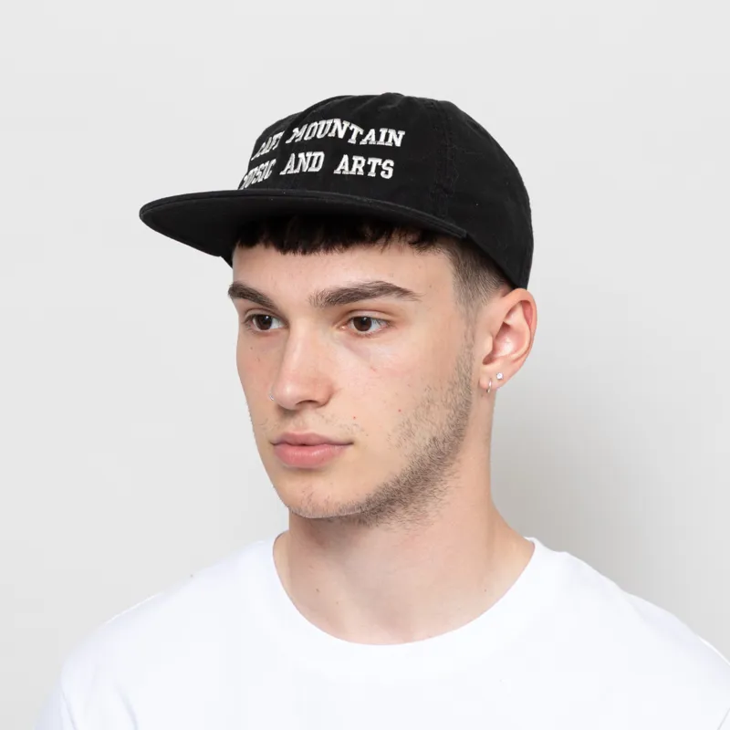 Cafe Mountain Music And Arts Cap Washed Black