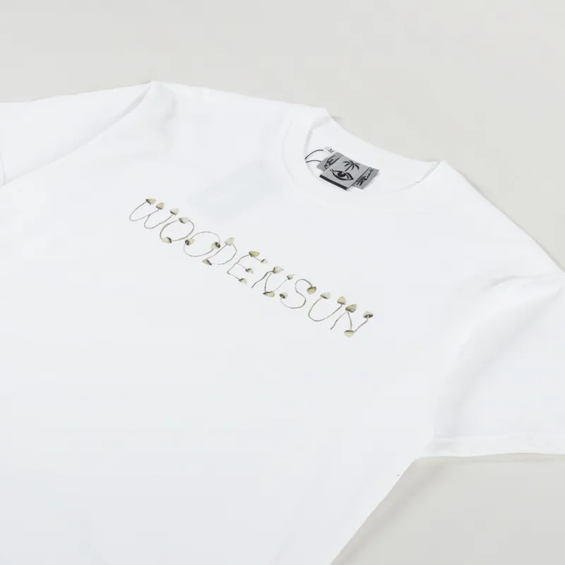 Woodensun Mushroom T Shirt White-1