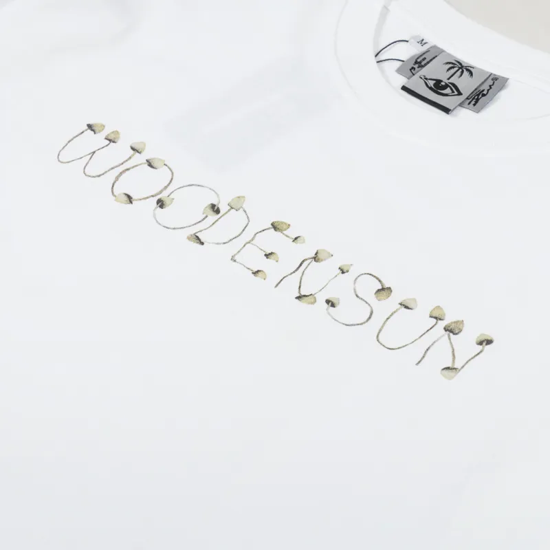 Woodensun Mushroom T Shirt White-2