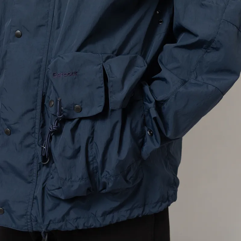 Barbour Modified Durham Showerproof Jacket Classic Navy-12
