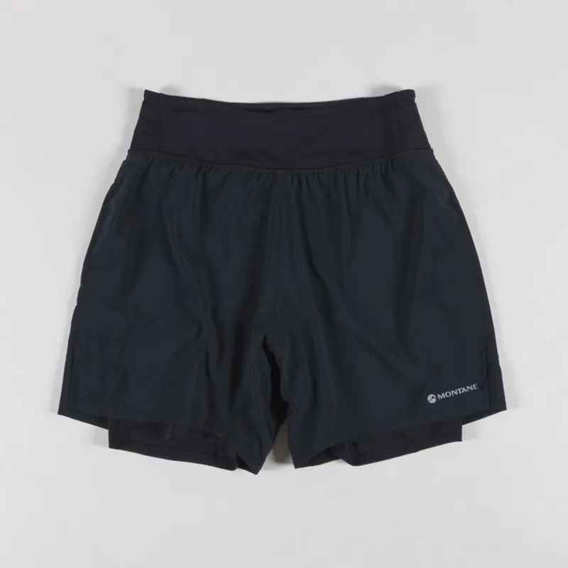 Montane Slipstream Twin Skin Running Shorts Black