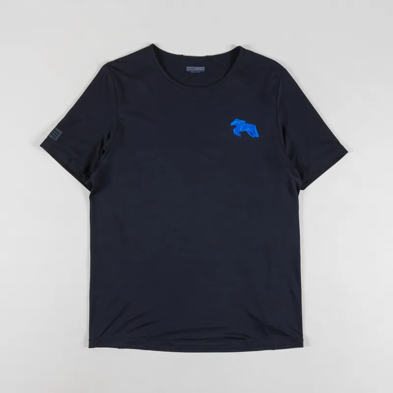 Janji Run All Day T Shirt Midnight Blue Horses-1