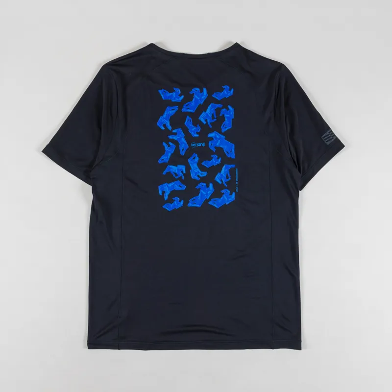 Janji Run All Day T Shirt Midnight Blue Horses