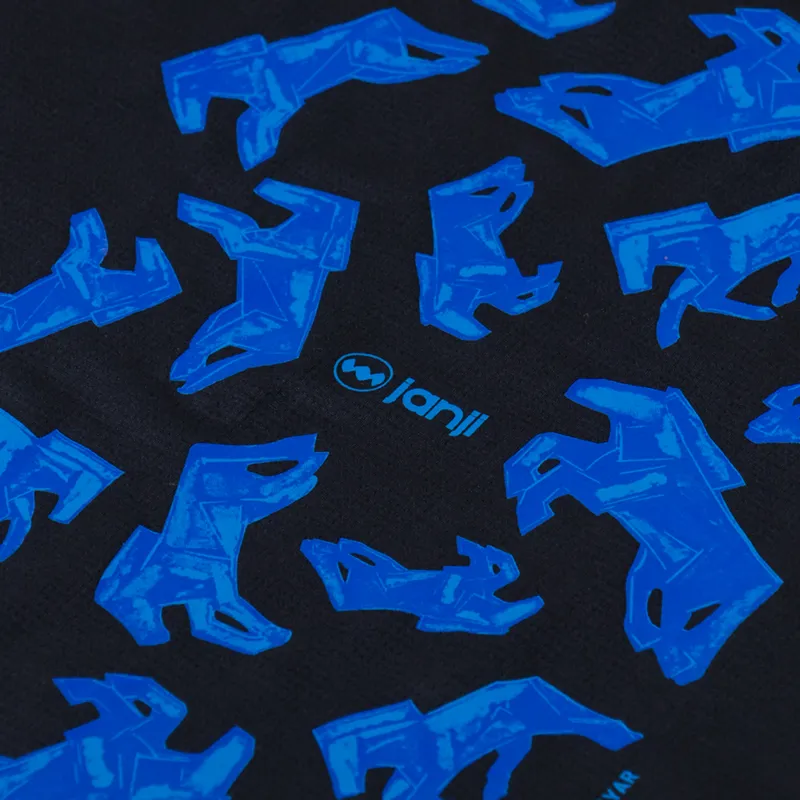Janji Run All Day T Shirt Midnight Blue Horses-4