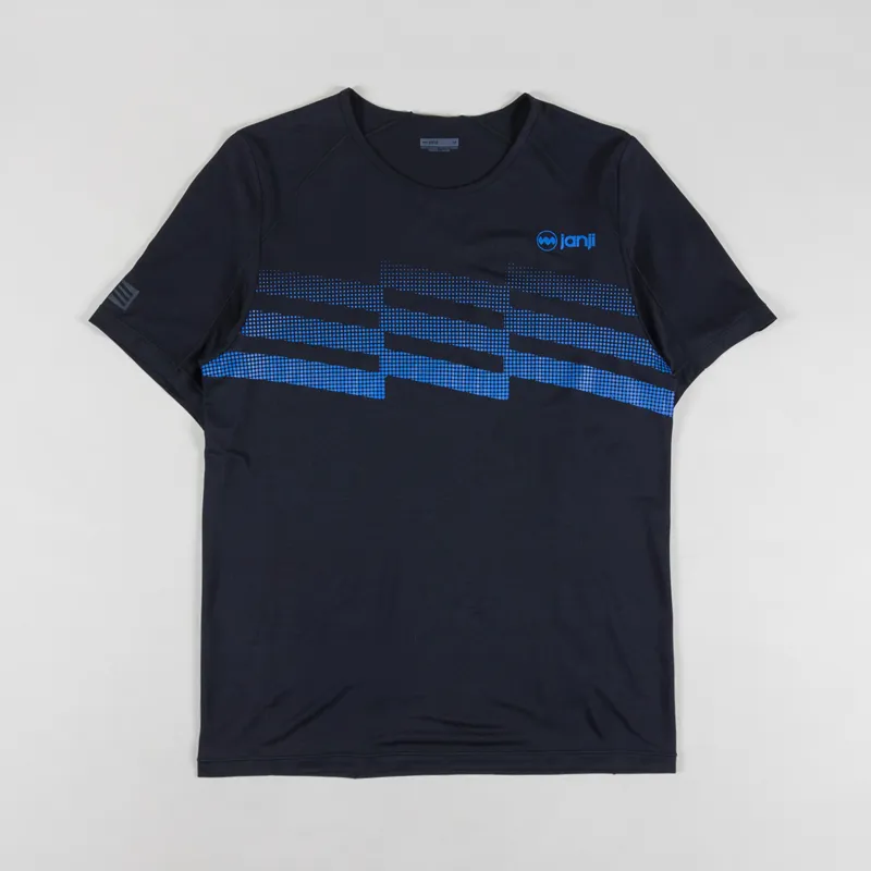 Janji Run All Day T Shirt Midnight Wavelength-1