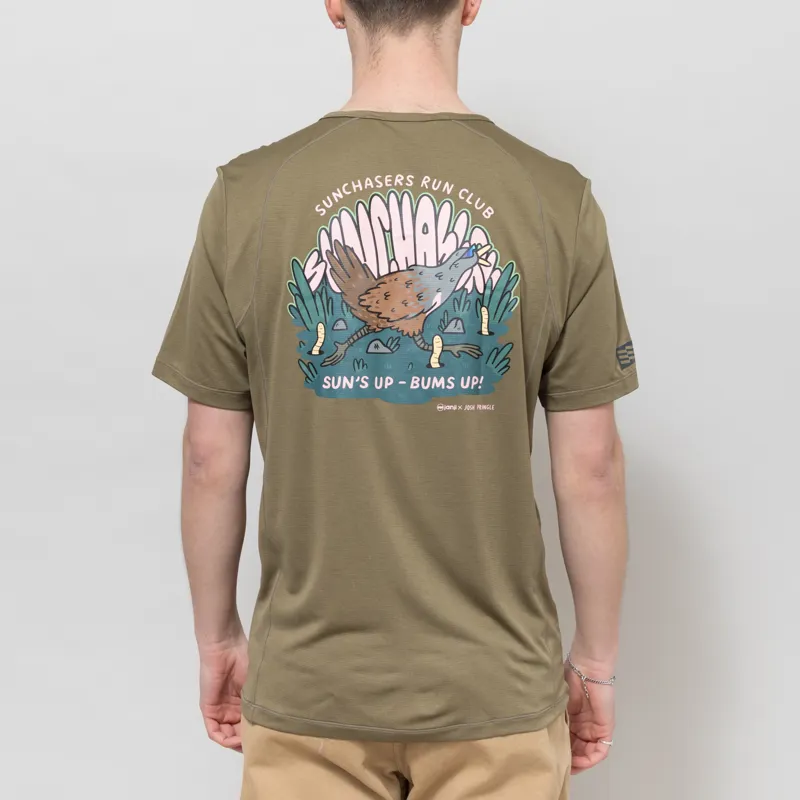 Janji Run All Day T Shirt Turbo Chook Conifer