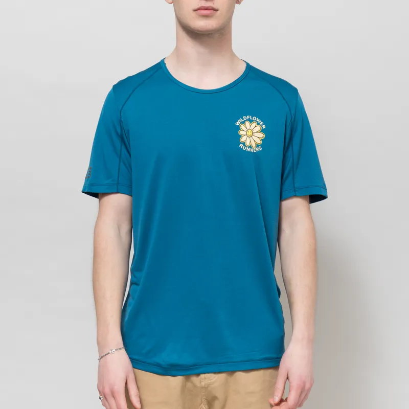 Janji Run All Day T Shirt Wildflower Tidal-1