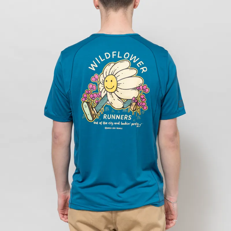 Janji Run All Day T Shirt Wildflower Tidal
