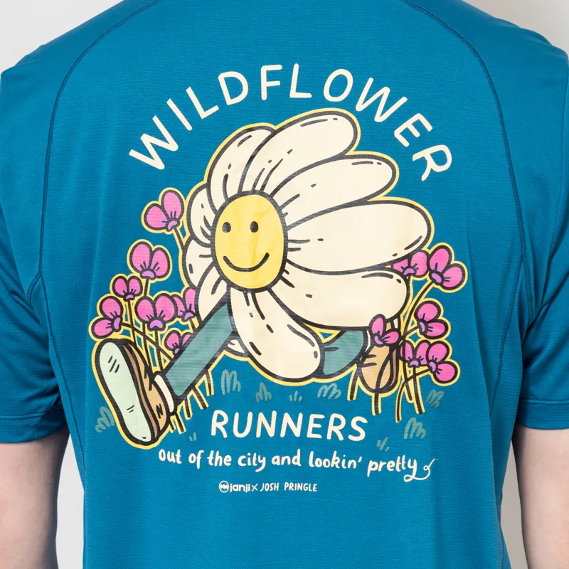 Janji Run All Day T Shirt Wildflower Tidal-2
