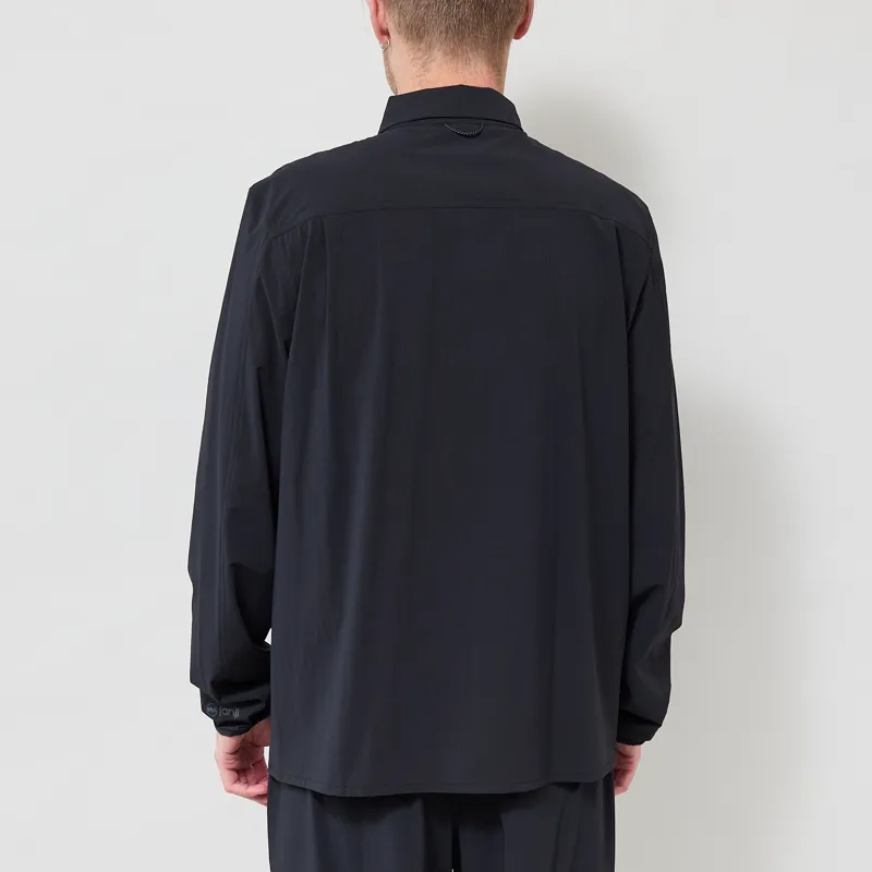 Janji Trekker Snappy Long Sleeve Shirt Midnight-3