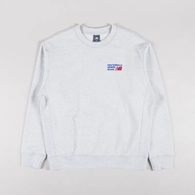 New Balance Athletics Premium Logo Crew Ash Heather