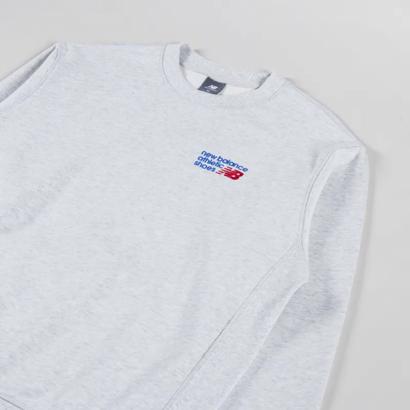 New Balance Athletics Premium Logo Crew Ash Heather-2