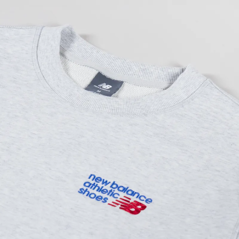 New Balance Athletics Premium Logo Crew Ash Heather-4