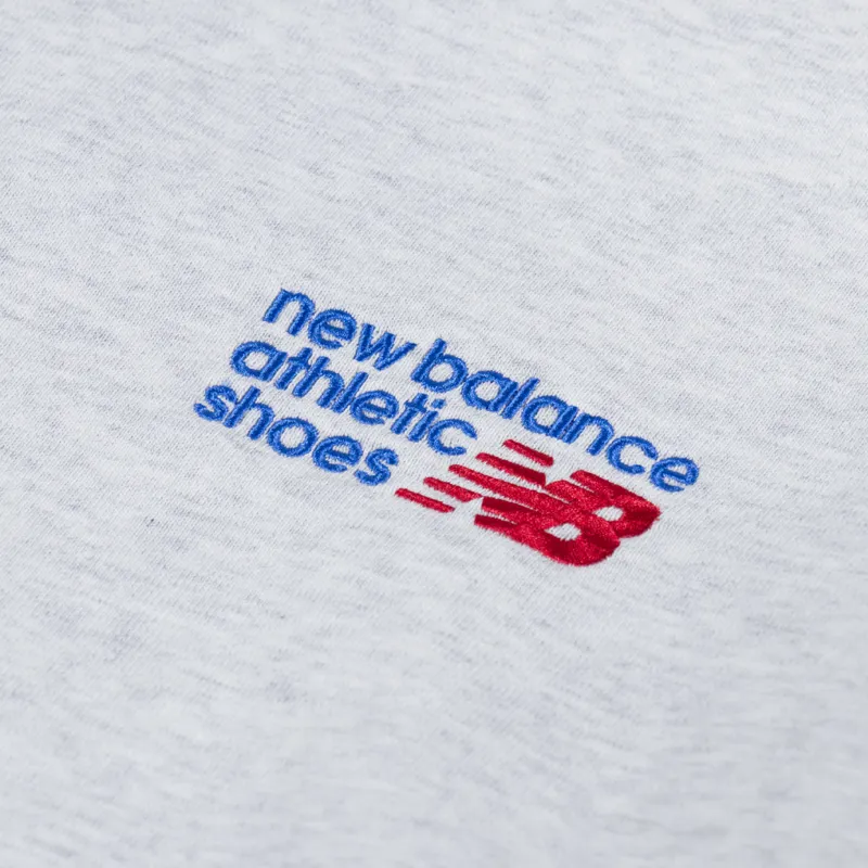 New Balance Athletics Premium Logo Crew Ash Heather-5