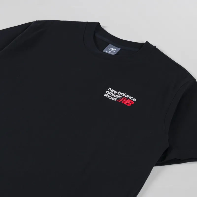 New Balance Athletics Premium Logo T Shirt Black-1