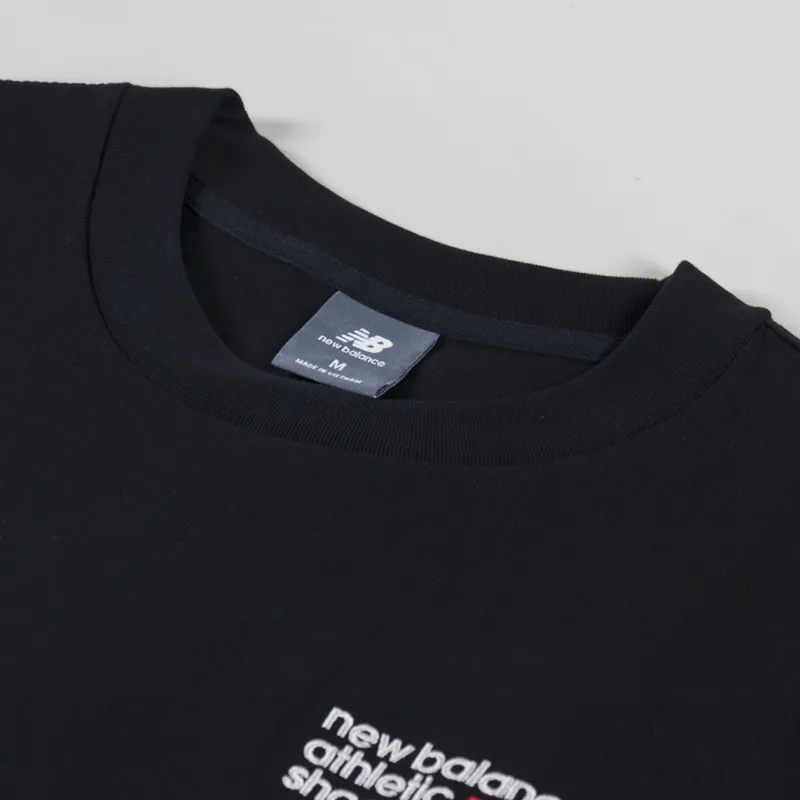 New Balance Athletics Premium Logo T Shirt Black-2