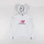 New Balance Athletics French Terry Logo Hoodie Ash Heather