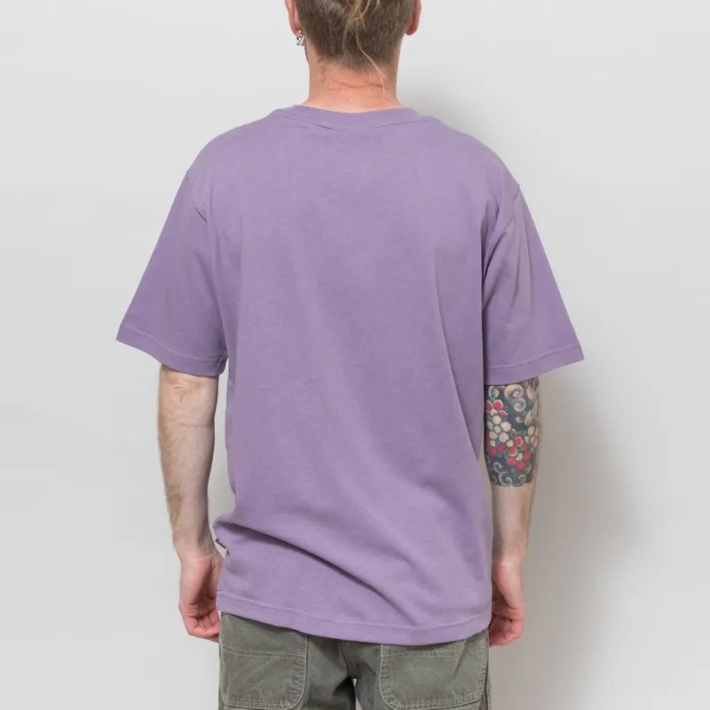 New Balance Athletics Premium Relaxed Chest Logo T Shirt Candied Violet-2