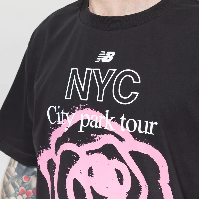 New Balance NYC City Run T Shirt Black-3