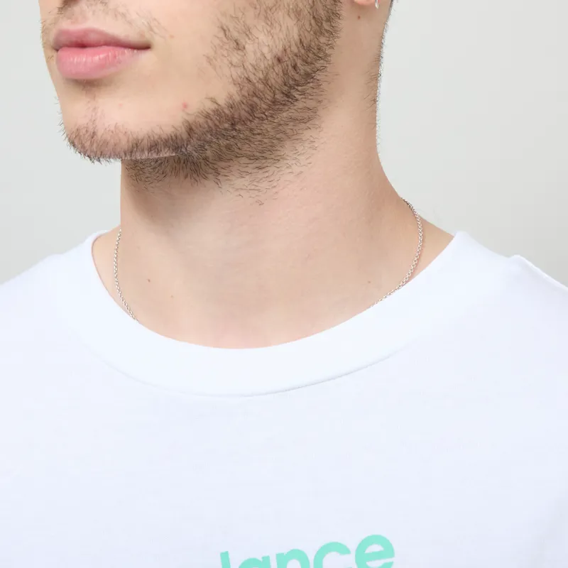 New Balance Classic Tri-Logo T Shirt White-3