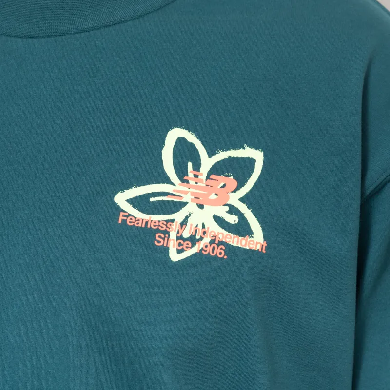 New Balance Boston City Run T Shirt Medusa Green-4