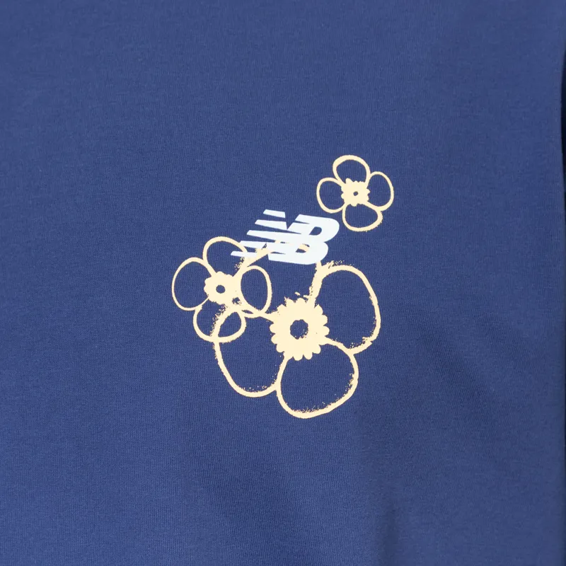 New Balance LA City Run T Shirt Blue Oyster-4