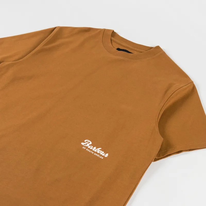 Barbour Bayard Oversized Graphic T Shirt Cinnamon-3