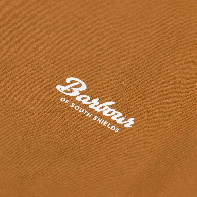 Barbour Bayard Oversized Graphic T Shirt Cinnamon-5