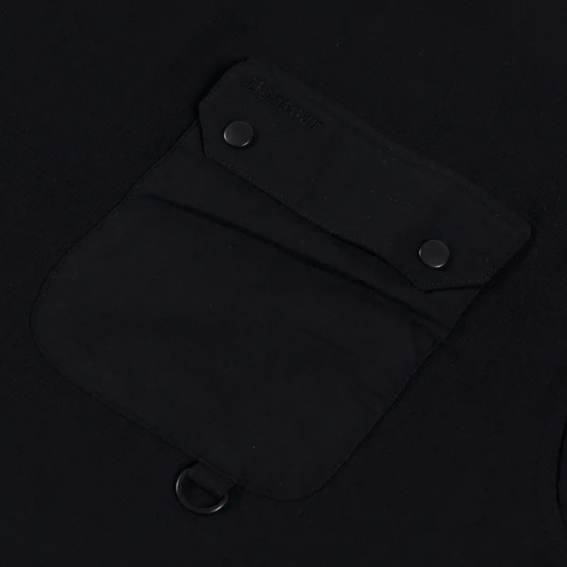Barbour Leazes Oversized T Shirt Black-2