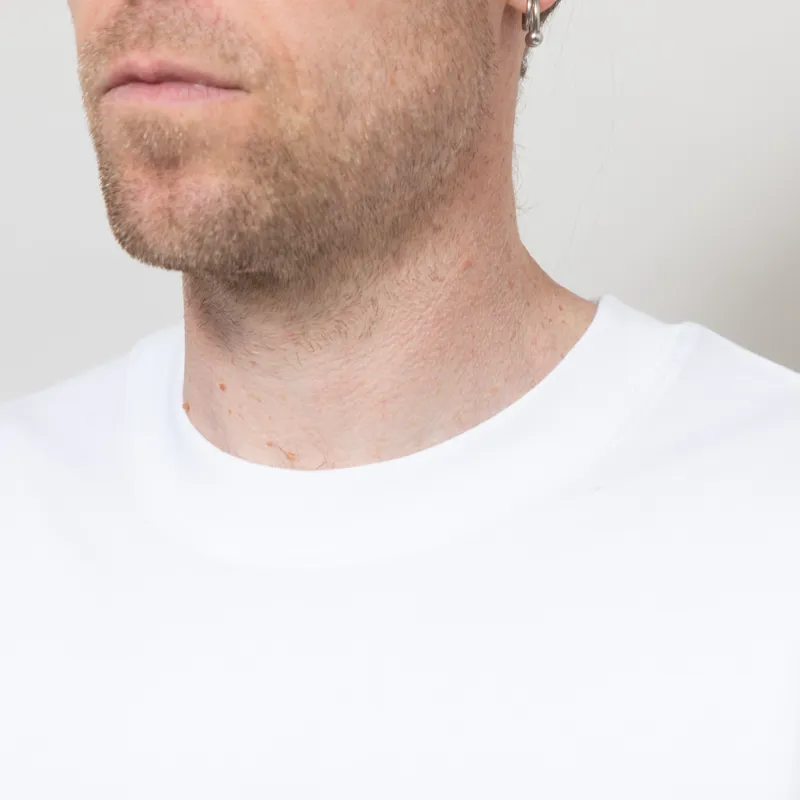 Barbour Crossby Archive Logo Oversized T Shirt White-2