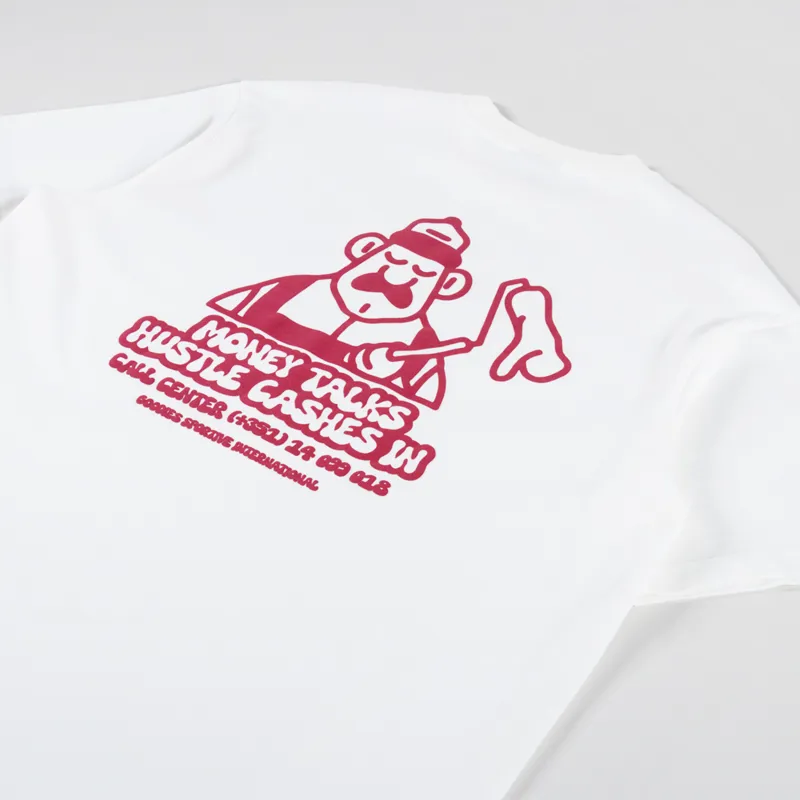 Goodies Sportive Money Talks T Shirt White-2