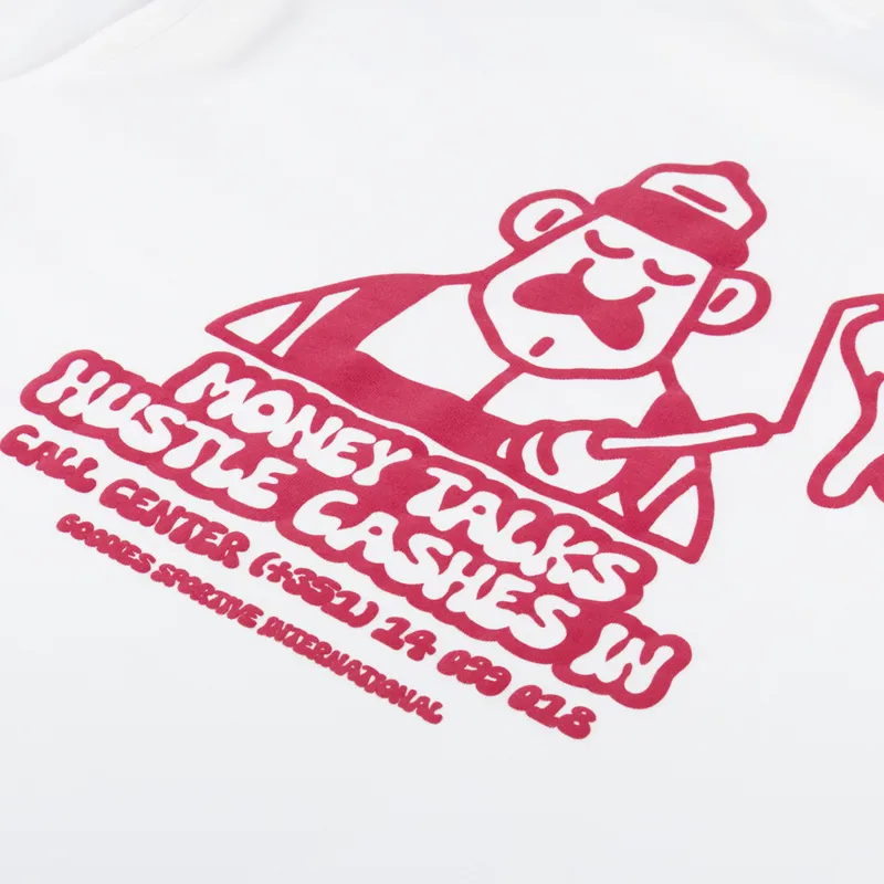 Goodies Sportive Money Talks T Shirt White-4