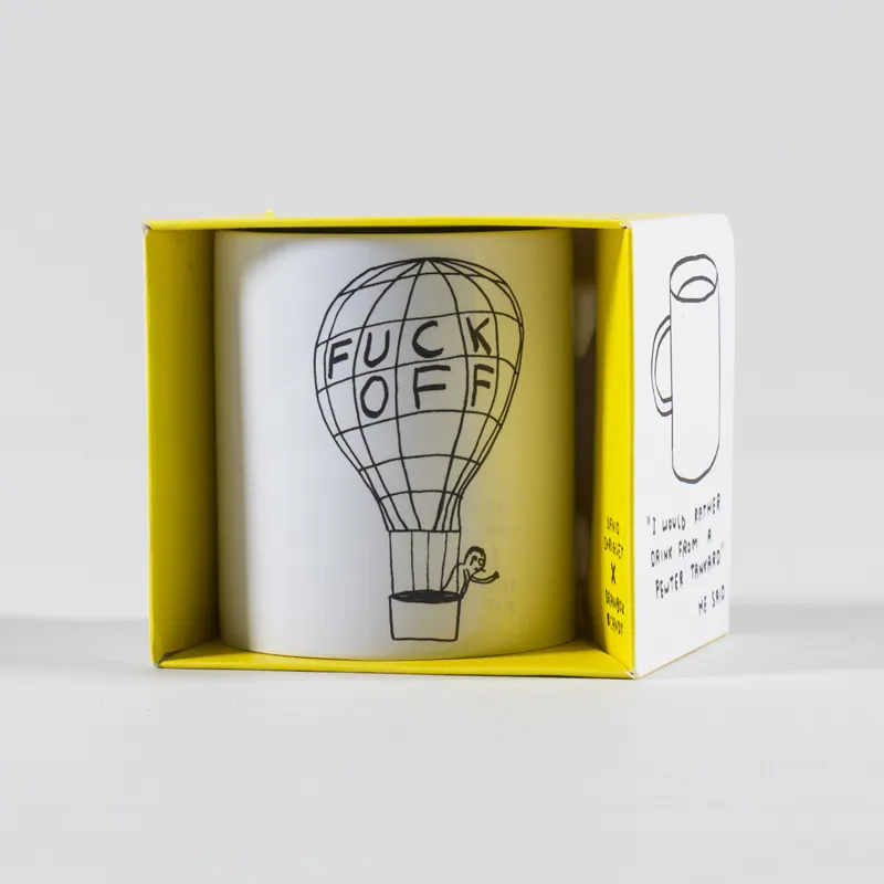 David Shrigley Fuck Off Balloon Mug