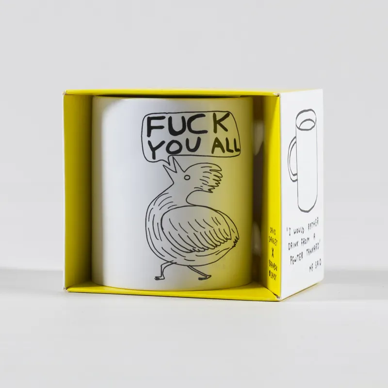David Shrigley Fuck You All Mug