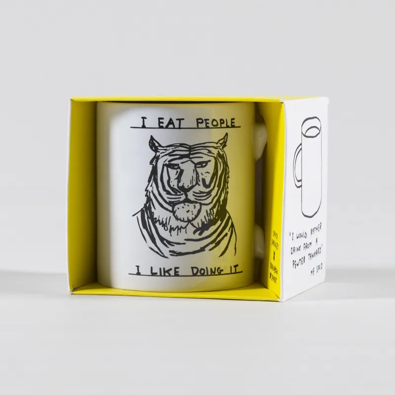 David Shrigley I Eat People Mug