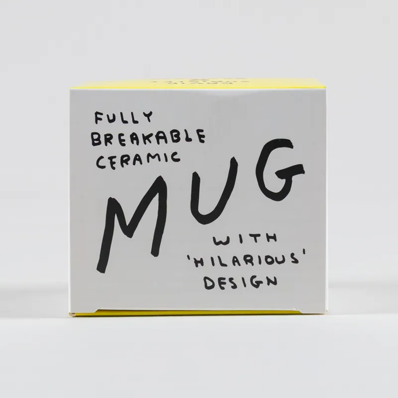 David Shrigley Don't Look Down Mug-3