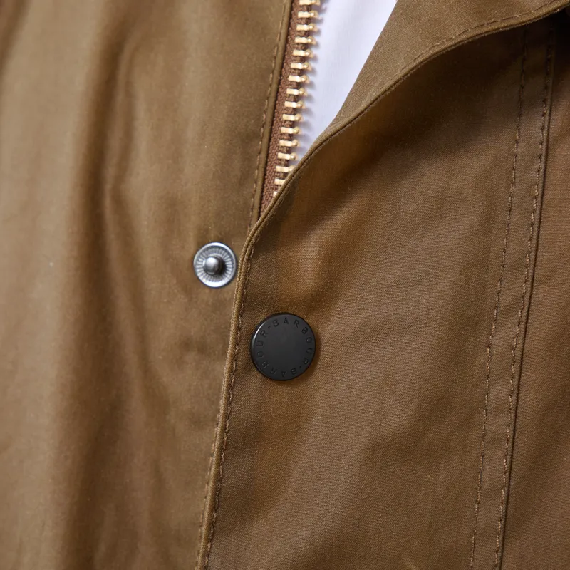 Barbour Transport Waxed Jacket Sand-4