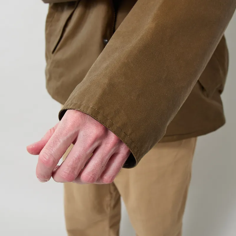 Barbour Transport Waxed Jacket Sand-8
