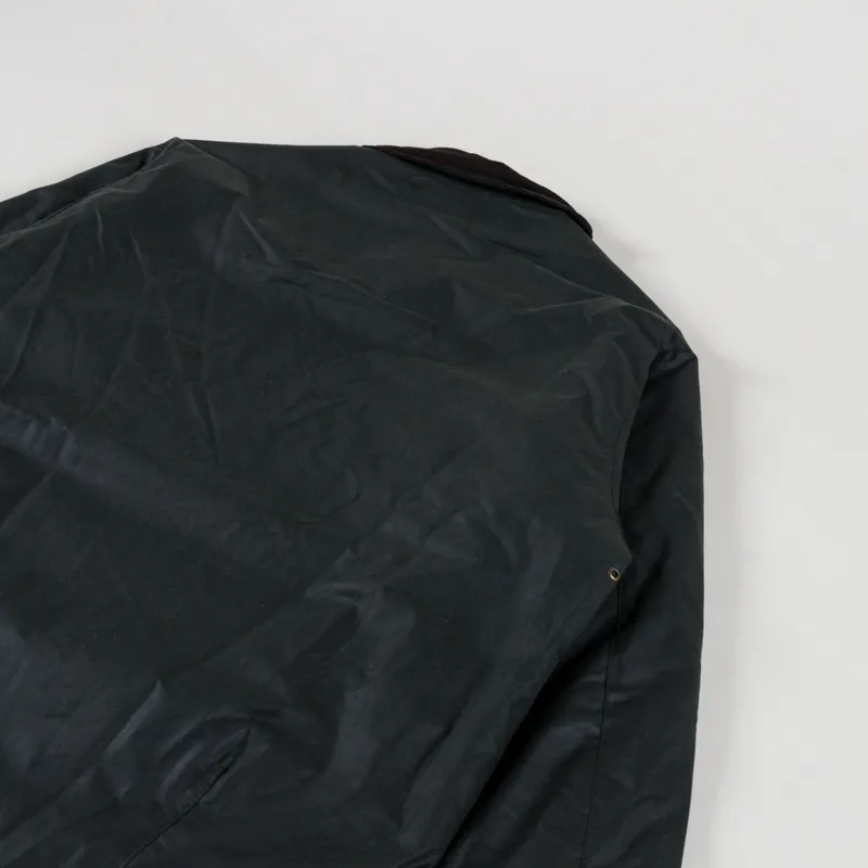 Barbour Deck Waxed Jacket Sage-5