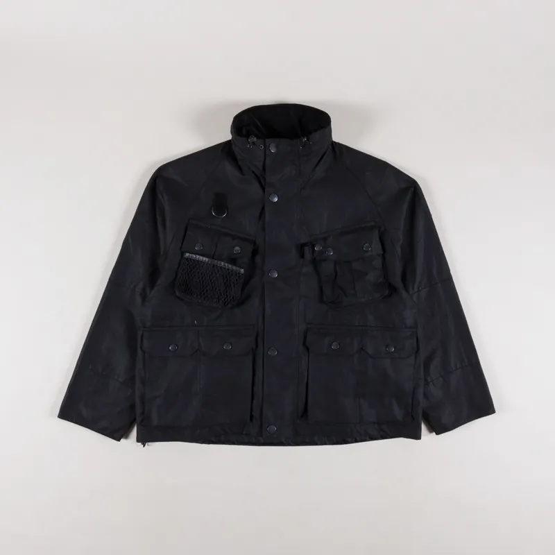 Barbour Modified Dryfly Waxed Jacket Black