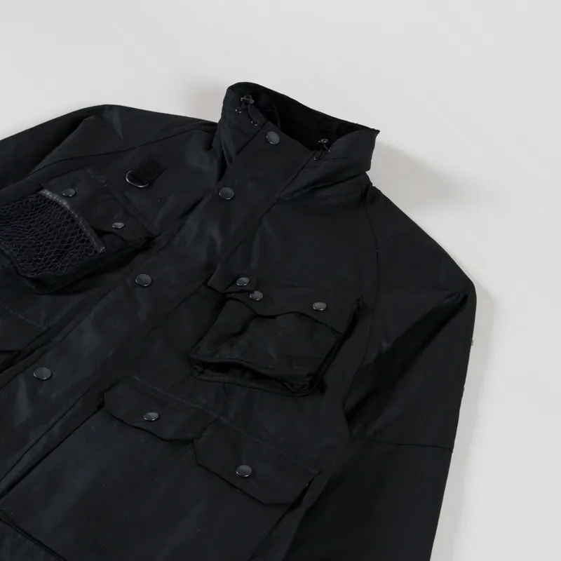 Barbour Modified Dryfly Waxed Jacket Black-3