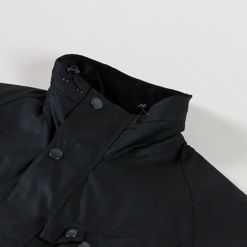 Barbour Modified Dryfly Waxed Jacket Black-6